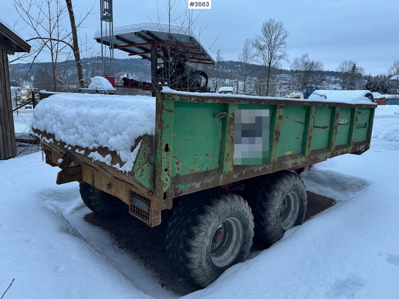 2006 Agromet T-041 Tipper trailer. - Сельскохозяйственный прицеп-самосвал: фото 3 2006 Agromet T-041 Tipper trailer. - Сельскохозяйственный прицеп-самосвал: фото 3