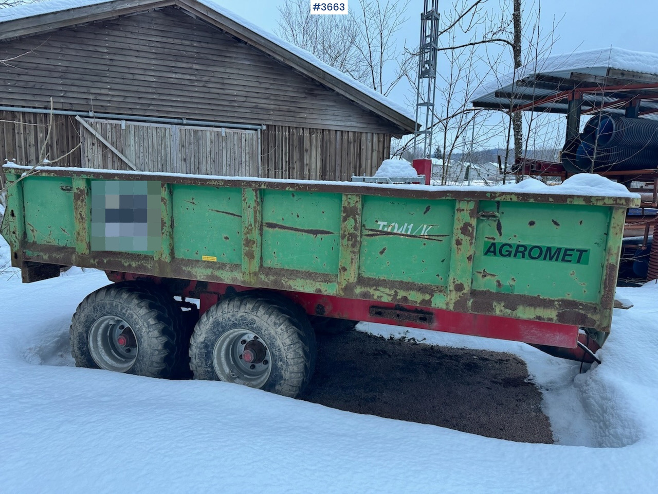 2006 Agromet T-041 Tipper trailer. - Сельскохозяйственный прицеп-самосвал: фото 1 2006 Agromet T-041 Tipper trailer. - Сельскохозяйственный прицеп-самосвал: фото 1