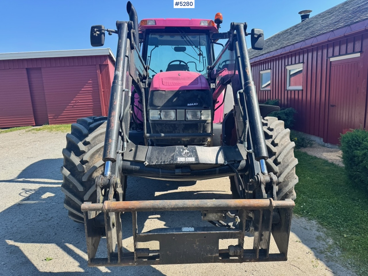 2006 Case MXM120 4x4 with front loader - Трактор: фото 5 2006 Case MXM120 4x4 with front loader - Трактор: фото 5