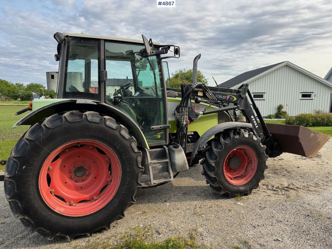 2007 Claas Celtis 446 with front loader, pallet forks, and bucket - Трактор: фото 3 2007 Claas Celtis 446 with front loader, pallet forks, and bucket - Трактор: фото 3