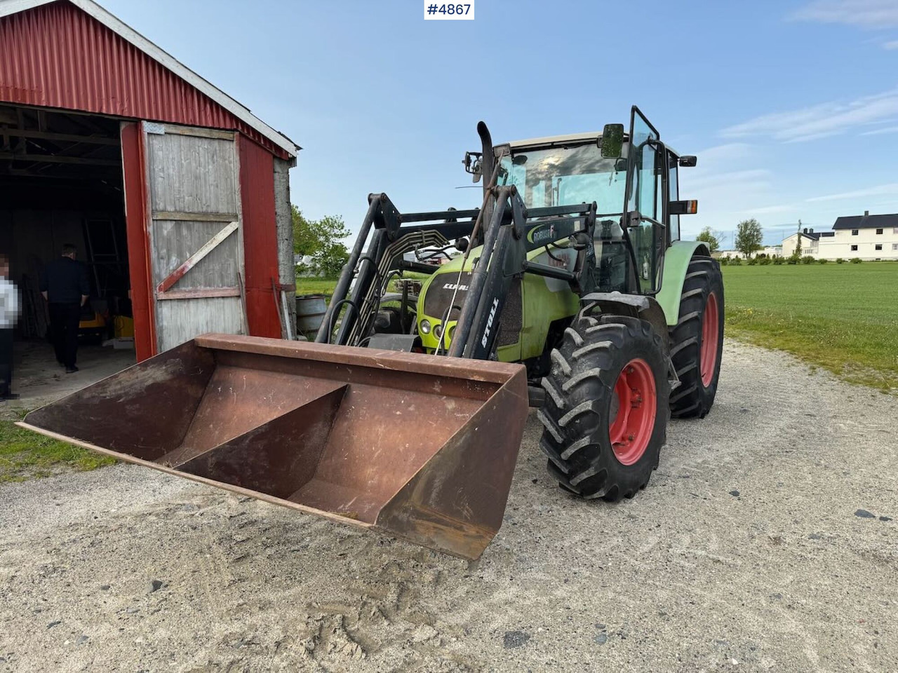 2007 Claas Celtis 446 with front loader, pallet forks, and bucket - Трактор: фото 2 2007 Claas Celtis 446 with front loader, pallet forks, and bucket - Трактор: фото 2