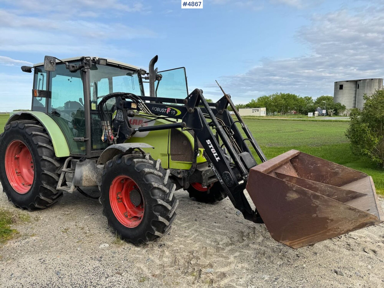 2007 Claas Celtis 446 with front loader, pallet forks, and bucket - Трактор: фото 1 2007 Claas Celtis 446 with front loader, pallet forks, and bucket - Трактор: фото 1