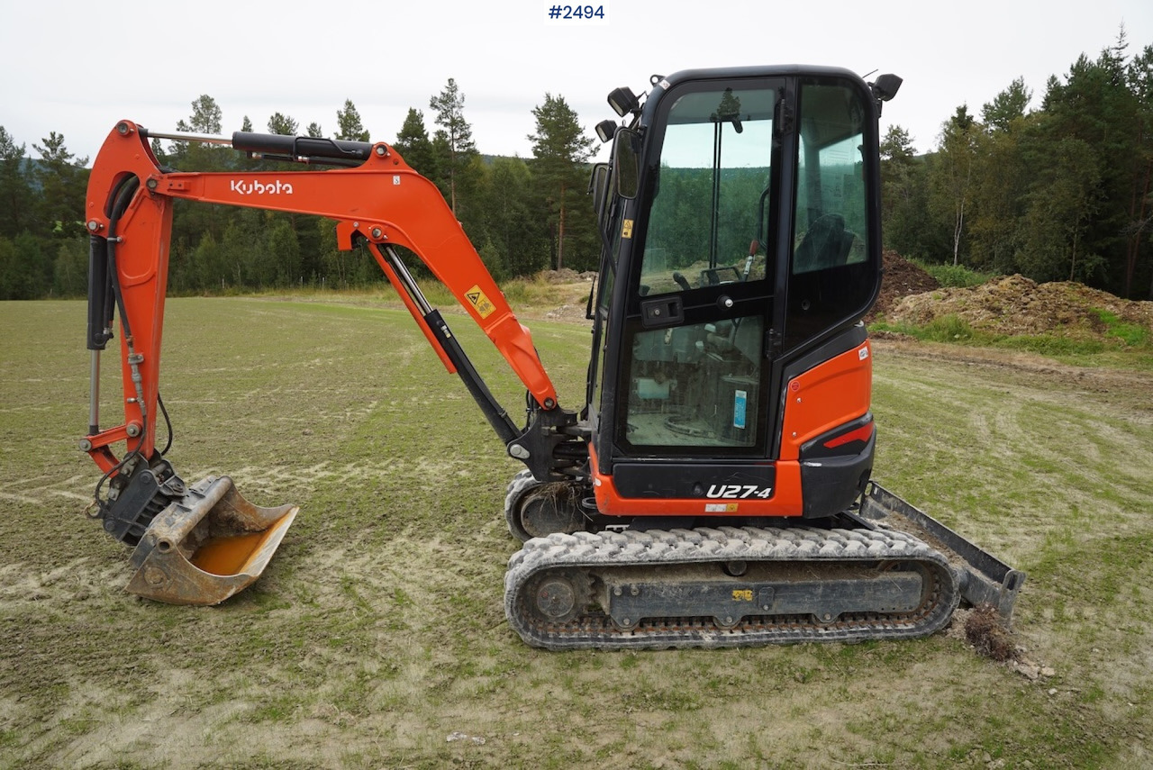 2018 Kubota U27-4 w/shear - Мини-экскаватор: фото 3 2018 Kubota U27-4 w/shear - Мини-экскаватор: фото 3