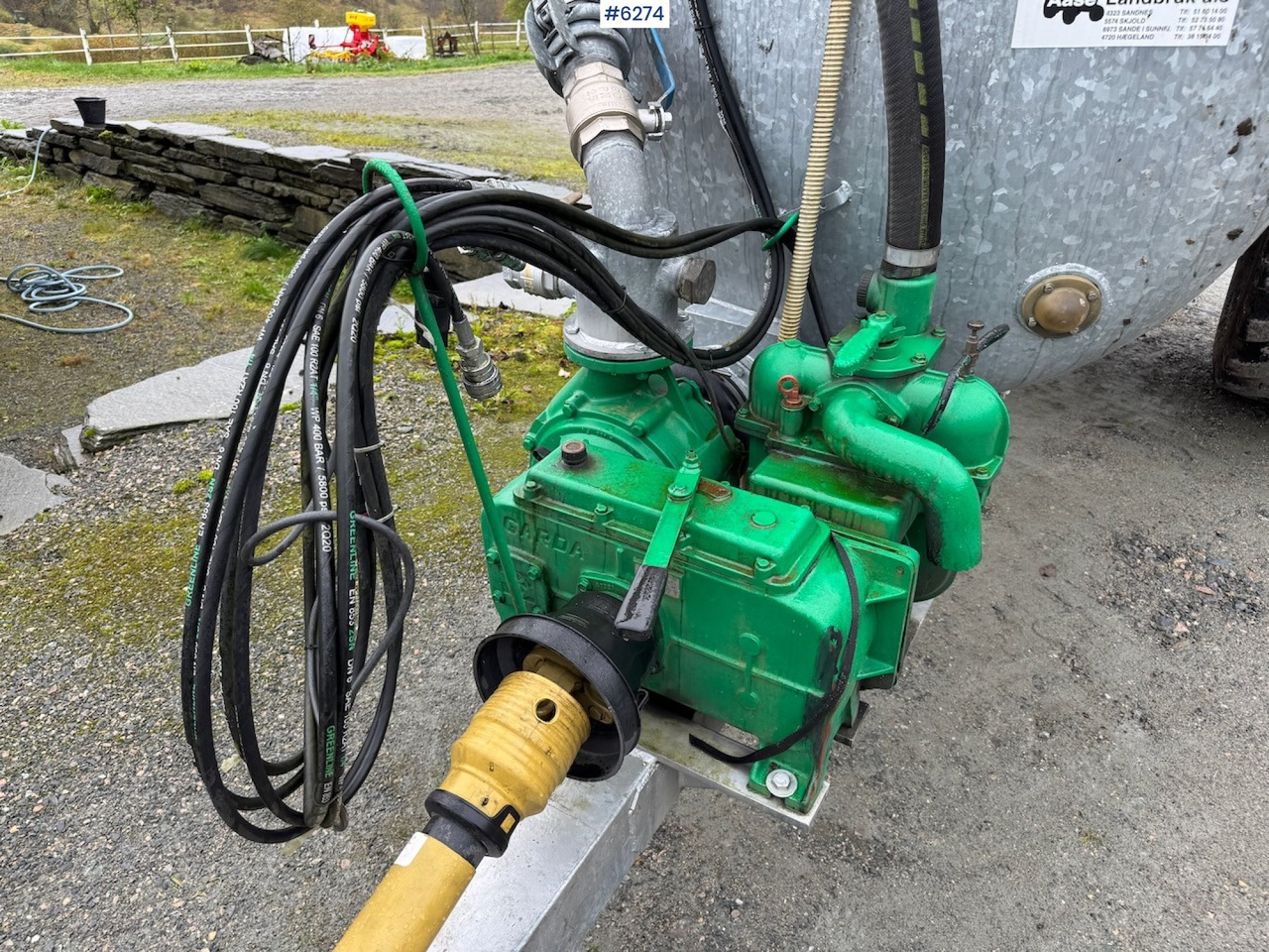 2024 Garcia C-60 6000 liter manure wagon w/ vacuum, combi and cannon. - Цистерна для жидкого навоза: фото 5 2024 Garcia C-60 6000 liter manure wagon w/ vacuum, combi and cannon. - Цистерна для жидкого навоза: фото 5