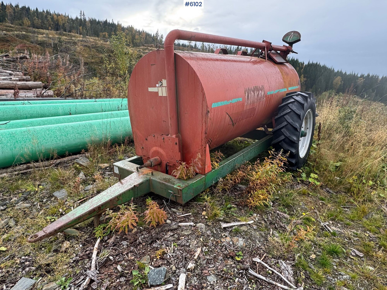 Orkel GV6000 fertilizer trailer - Цистерна для жидкого навоза: фото 4 Orkel GV6000 fertilizer trailer - Цистерна для жидкого навоза: фото 4