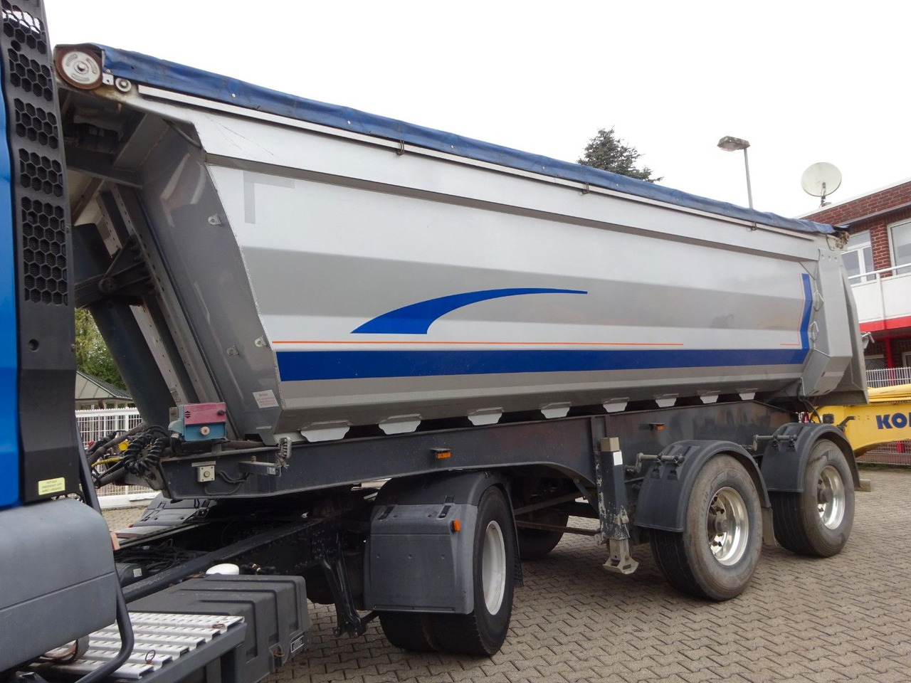 Kempf Kippauflieger ALU mit E-Abdeckplane 27m³ - Самосвальный полуприцеп: фото 2 Kempf Kippauflieger ALU mit E-Abdeckplane 27m³ - Самосвальный полуприцеп: фото 2