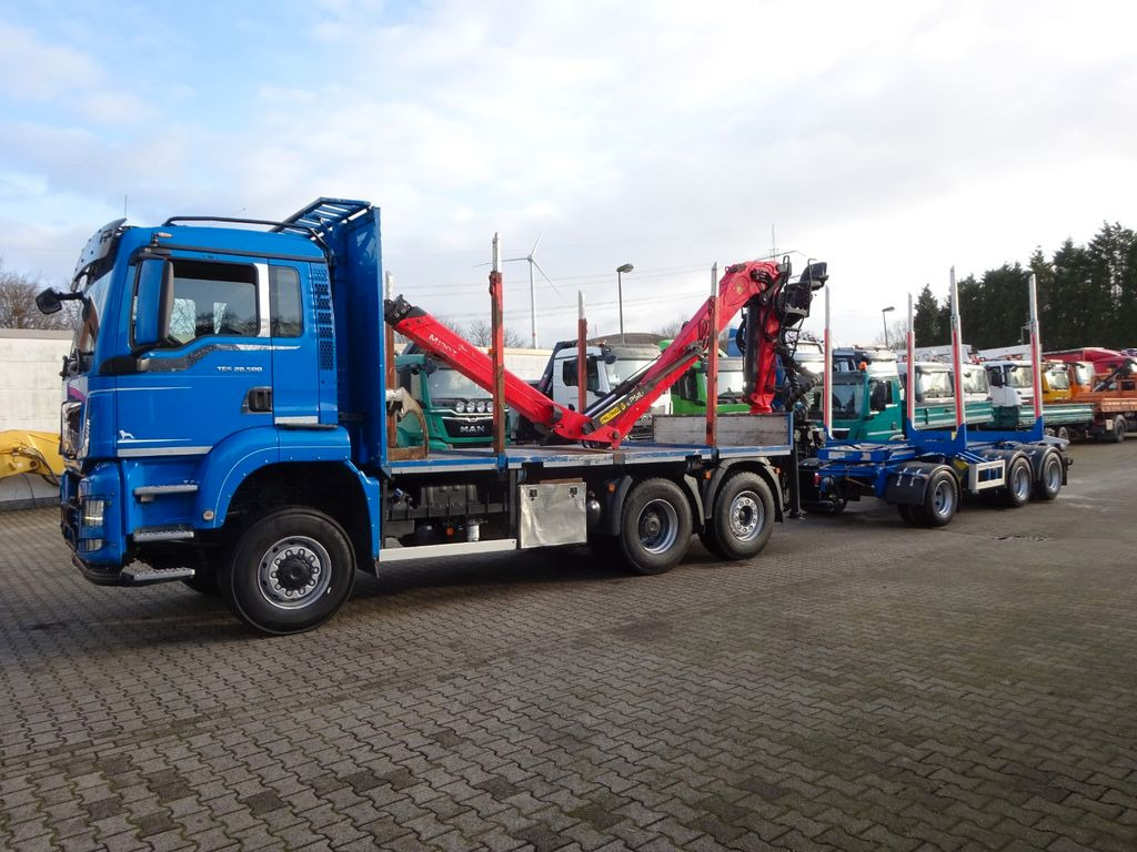 MAN 28.500 TGS mit EPSILON-Kran+Achleitner Anhänger - Лесовоз, Автоманипулятор: фото 3 MAN 28.500 TGS mit EPSILON-Kran+Achleitner Anhänger - Лесовоз, Автоманипулятор: фото 3