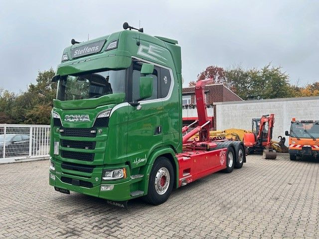 Scania S580 V8 MEILLER Abroller mit Lift+Lenkachse 6x2 - Крюковой мультилифт: фото 4 Scania S580 V8 MEILLER Abroller mit Lift+Lenkachse 6x2 - Крюковой мультилифт: фото 4