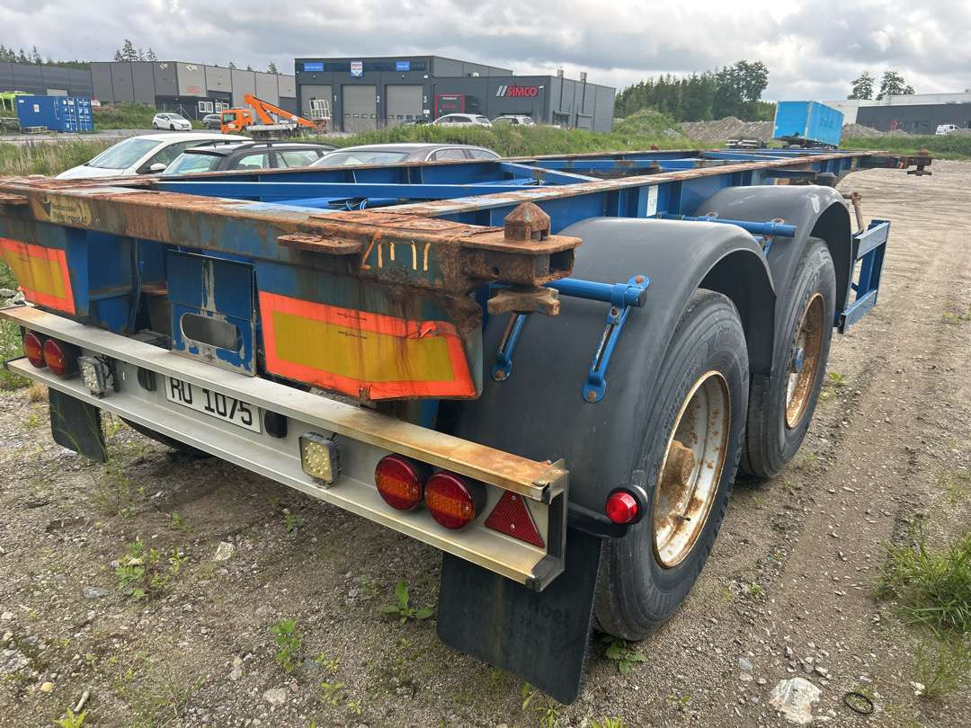 2004 Container-henger TURBO`HOET CONTAINERSEMITRAILER EU-godkjent - Полуприцеп-контейнеровоз/ Сменный кузов: фото 3 2004 Container-henger TURBO`HOET CONTAINERSEMITRAILER EU-godkjent - Полуприцеп-контейнеровоз/ Сменный кузов: фото 3