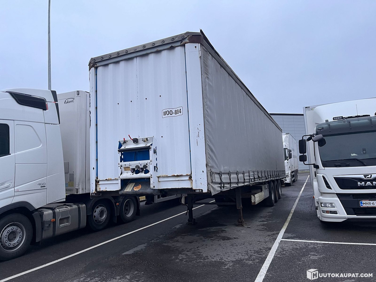 Тентованный полуприцеп Krone SDP 27 baler semi-trailer, 2007, Vantaa: фото 27