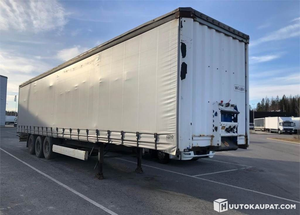 Krone SDP 27 baler semi-trailer, 2007, Vantaa - Тентованный полуприцеп: фото 1 Krone SDP 27 baler semi-trailer, 2007, Vantaa - Тентованный полуприцеп: фото 1