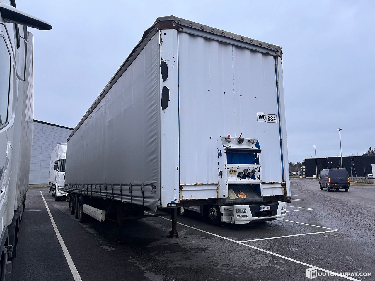 Тентованный полуприцеп Krone SDP 27 baler semi-trailer, 2007, Vantaa: фото 23