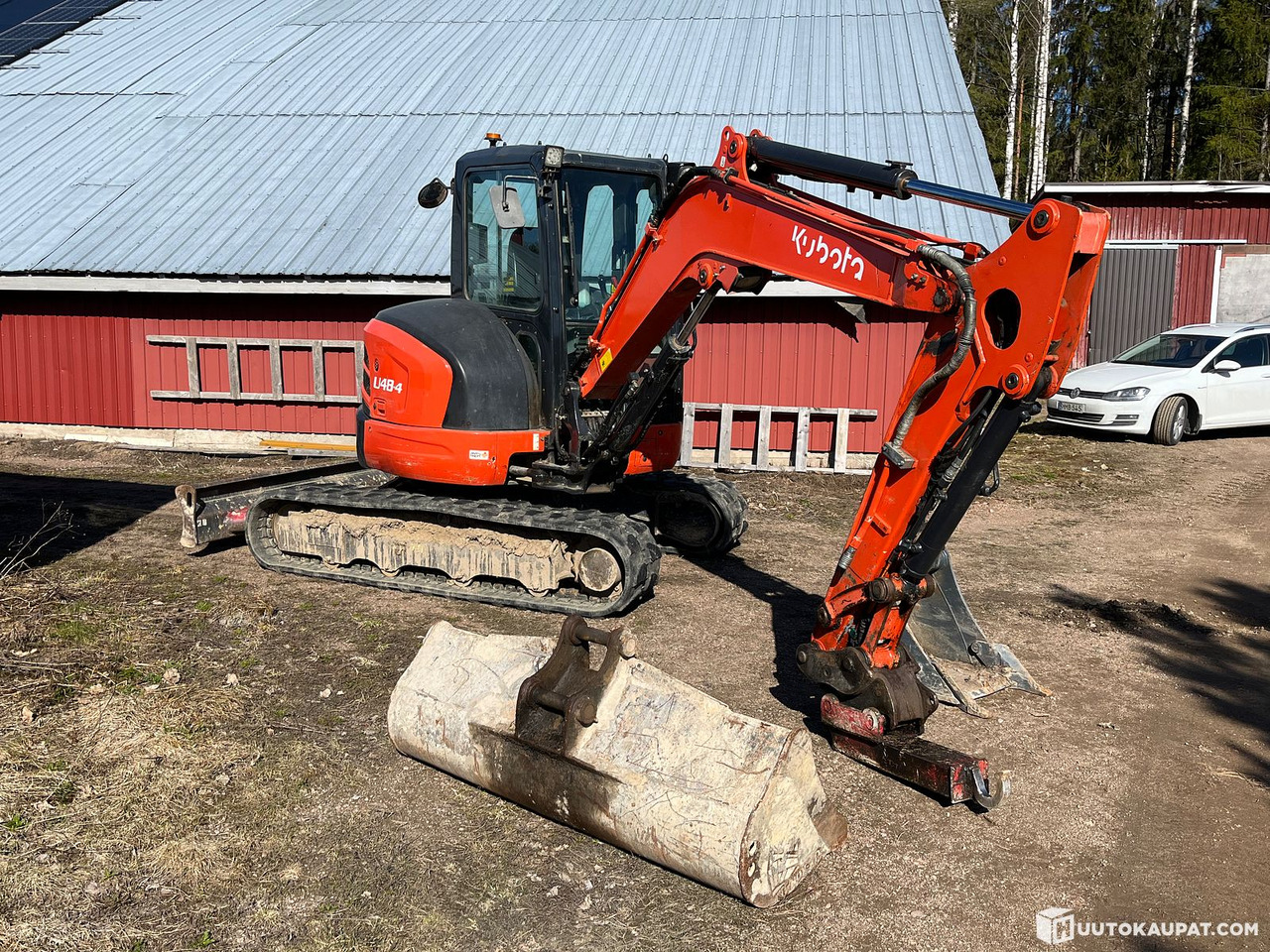 Kubota U48-4, excavator with two buckets, 2015, Kouvola - Мини-экскаватор: фото 3 Kubota U48-4, excavator with two buckets, 2015, Kouvola - Мини-экскаватор: фото 3