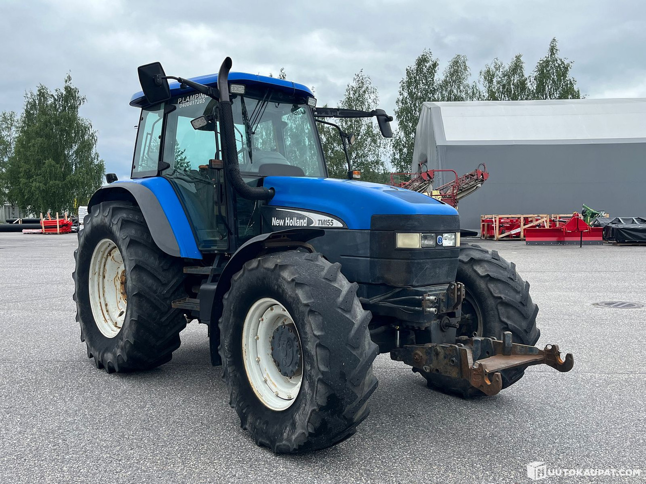 New Holland TM155 tractor with front loader, 2004, Salo - Трактор: фото 4 New Holland TM155 tractor with front loader, 2004, Salo - Трактор: фото 4
