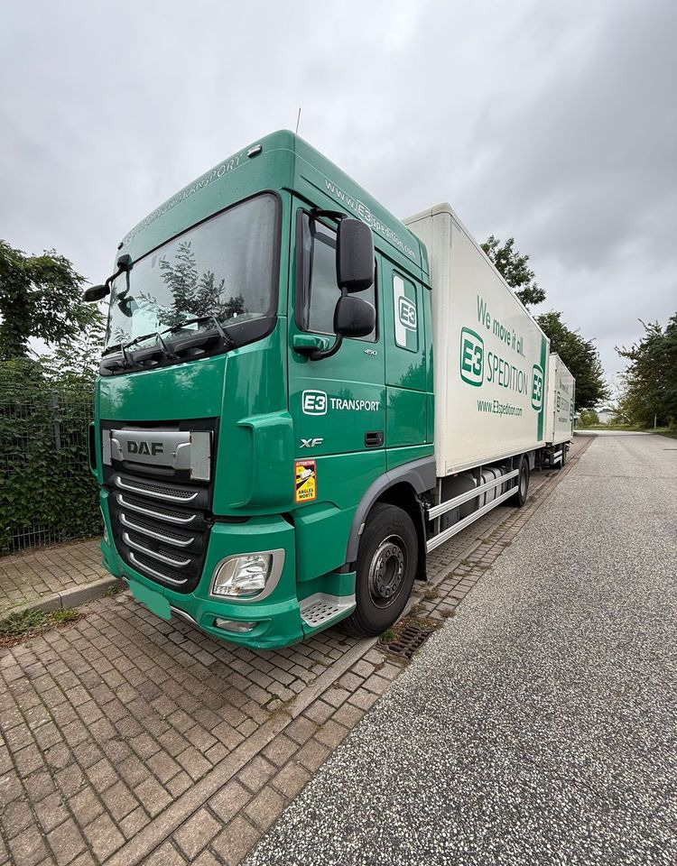 DAF XF ZESTAW TANDEM 2021 ORYGINALNY PRZEBIEG z Niemiec / PRZEJAZDOWY Z WINDĄ / - Грузовик с закрытым кузовом: фото 2 DAF XF ZESTAW TANDEM 2021 ORYGINALNY PRZEBIEG z Niemiec / PRZEJAZDOWY Z WINDĄ / - Грузовик с закрытым кузовом: фото 2