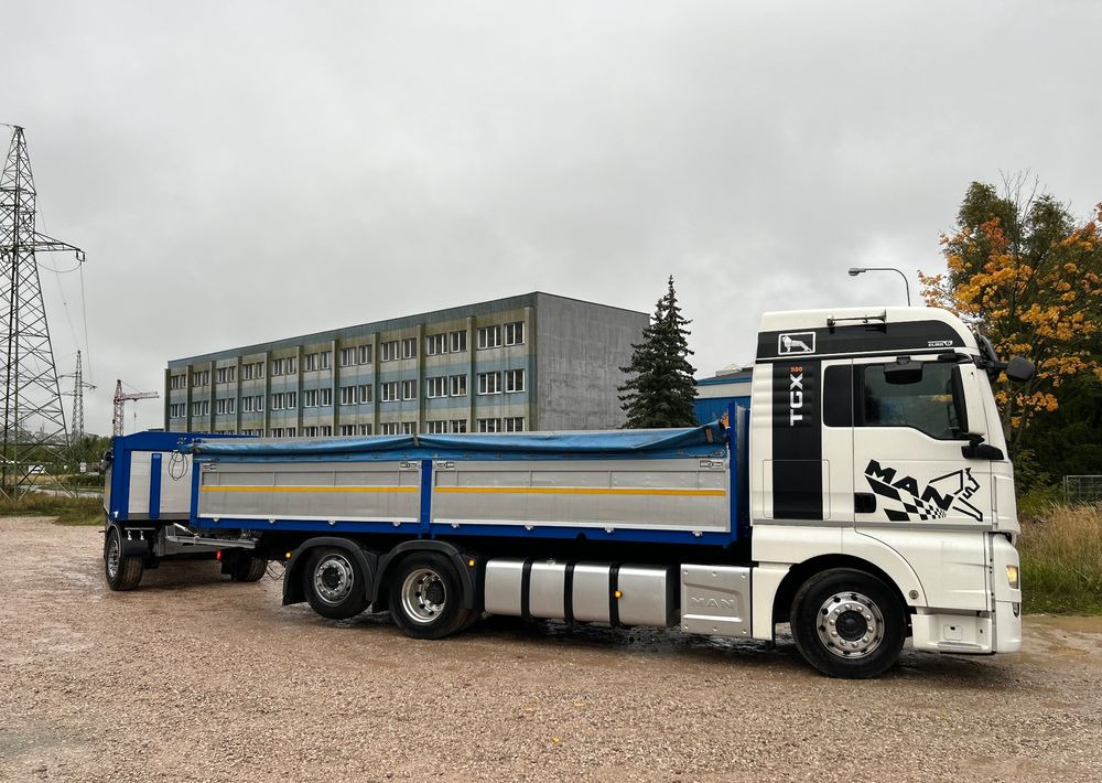 MAN TGX Tandem 1m burty TOP KOMPLET / ALUFELGI / zarejestrowany gotowy do pracy / przyczepa 18t / FULL OPCJA / 26.420 26.460 26.500 26.400 26.440 26.480 26.510 460 500 - Грузовик бортовой/ Платформа: фото 2 MAN TGX Tandem 1m burty TOP KOMPLET / ALUFELGI / zarejestrowany gotowy do pracy / przyczepa 18t / FULL OPCJA / 26.420 26.460 26.500 26.400 26.440 26.480 26.510 460 500 - Грузовик бортовой/ Платформа: фото 2