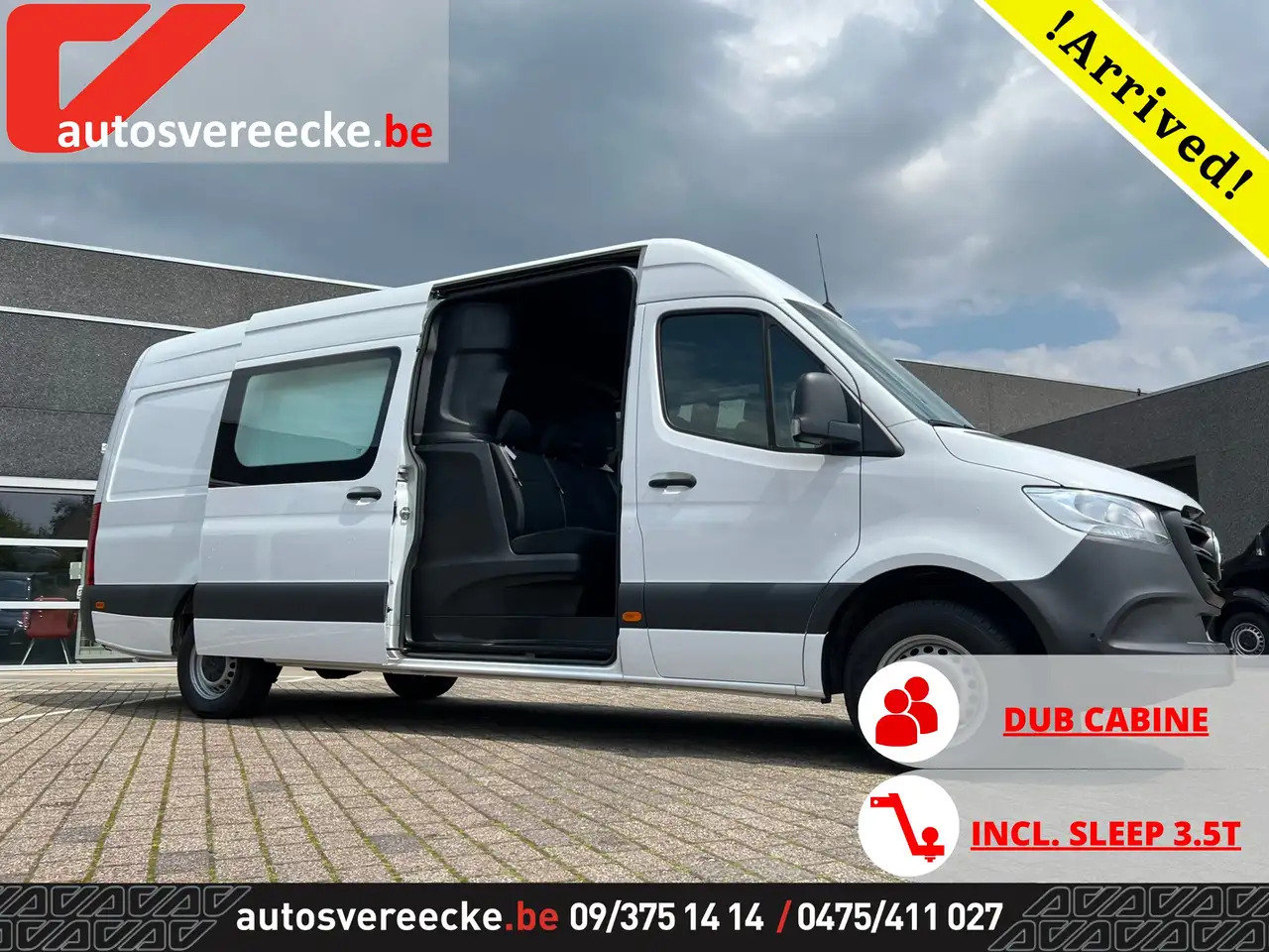 Mercedes-Benz Sprinter 315 L3H2 (37.500€ex) 3.5T SLEEP | DUB CAB 7PL - Грузопассажирский фургон: фото 1 Mercedes-Benz Sprinter 315 L3H2 (37.500€ex) 3.5T SLEEP | DUB CAB 7PL - Грузопассажирский фургон: фото 1