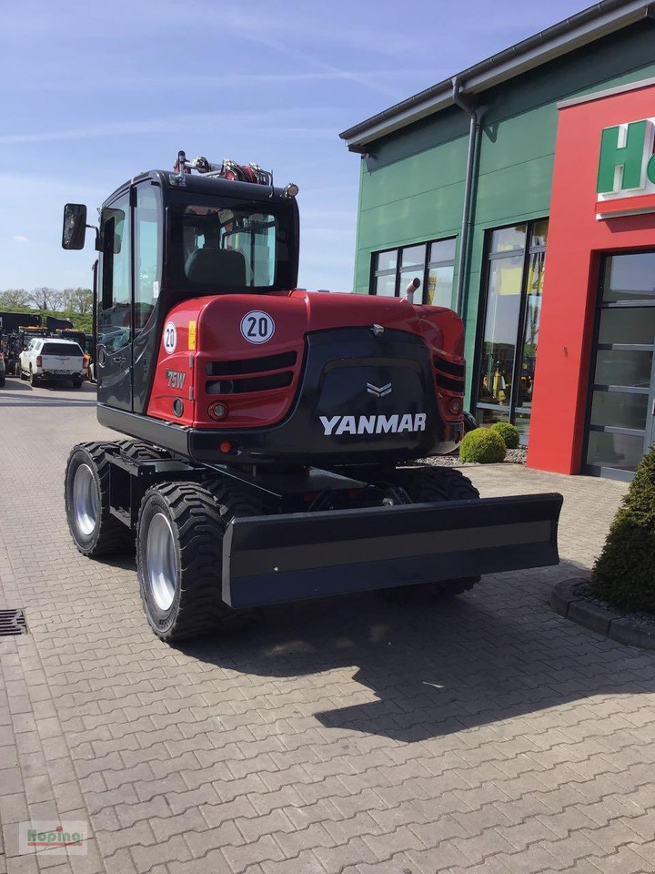 Yanmar B75W - Колёсный экскаватор: фото 3 Yanmar B75W - Колёсный экскаватор: фото 3