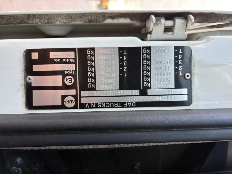 Крюковой мультилифт DAF XF 440 6x2 / VDL 21 TON / AFNET SYSTEEM / DUBBELLUCHT SLEPER / APK - TUV JUNI 2026 /: фото 9