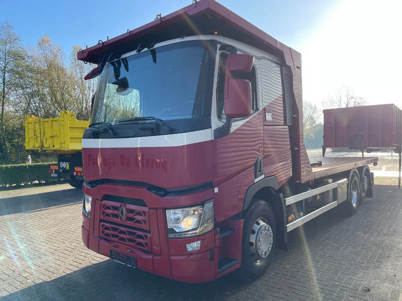 Renault T 460 / VOLLEDIG LUCHT GEVEERD / ALU VELGEN / HANDGESCHAKELD / LOW KM / - Грузовик бортовой/ Платформа: фото 3 Renault T 460 / VOLLEDIG LUCHT GEVEERD / ALU VELGEN / HANDGESCHAKELD / LOW KM / - Грузовик бортовой/ Платформа: фото 3