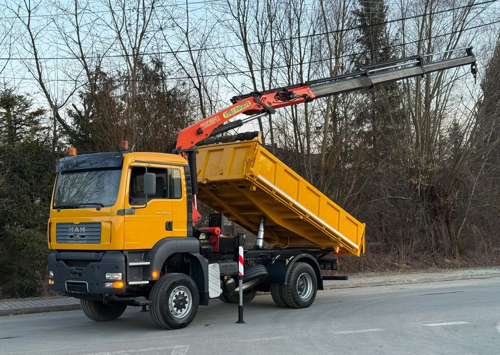 MAN * MAN TGA 18-410 * KIPER WYWROTKA * 4x4 * HDS Palfinger PK16500* Sprowadzony* Bardzo Dobry Stan * - Самосвал: фото 1 MAN * MAN TGA 18-410 * KIPER WYWROTKA * 4x4 * HDS Palfinger PK16500* Sprowadzony* Bardzo Dobry Stan * - Самосвал: фото 1