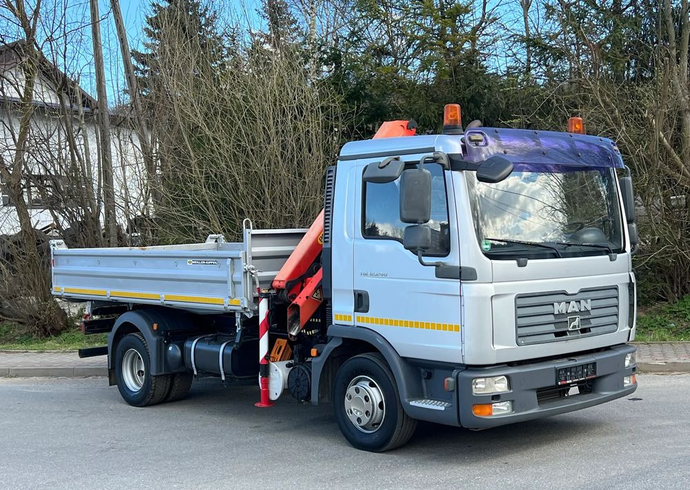 MAN MAN TGL 12-240 Kiper Wywrotka 4x2 Kran PALFINGER PK 12500 BARDZO DOBRY STAN - Самосвал: фото 2 MAN MAN TGL 12-240 Kiper Wywrotka 4x2 Kran PALFINGER PK 12500 BARDZO DOBRY STAN - Самосвал: фото 2