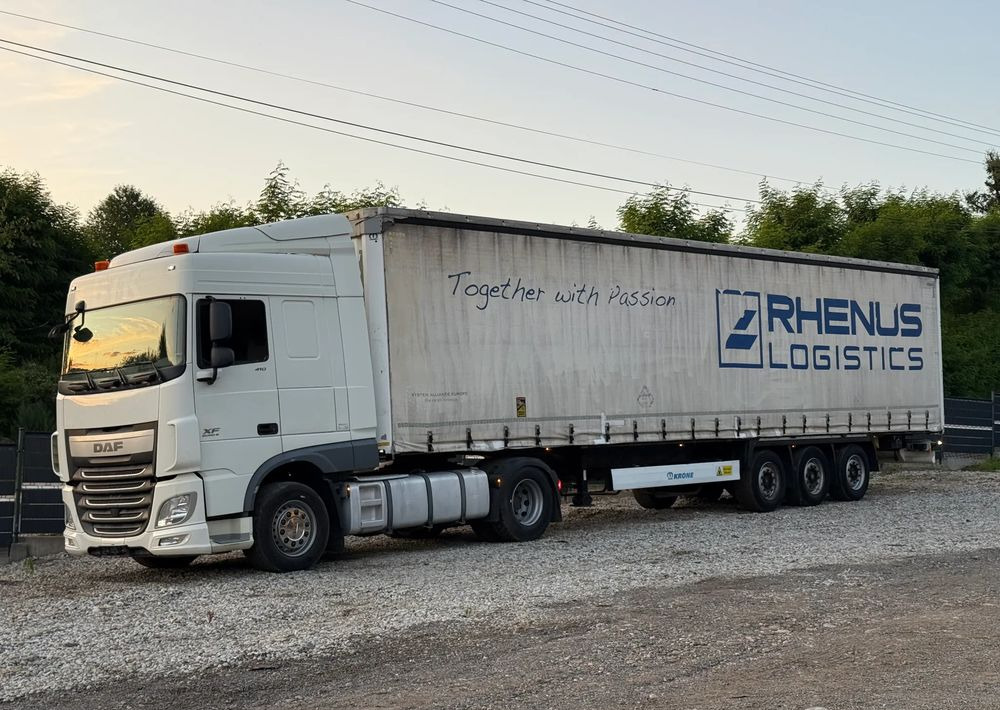 DAF * Zestaw * DAF 106 Euro 6 + Naczepa Krone * Bardzo Dobry Stan - Тягач, Тентованный полуприцеп: фото 1 DAF * Zestaw * DAF 106 Euro 6 + Naczepa Krone * Bardzo Dobry Stan - Тягач, Тентованный полуприцеп: фото 1