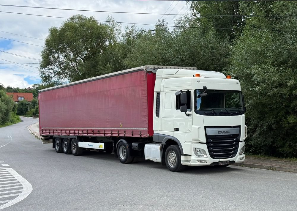 DAF * Zestaw * DAF 106 Euro 6 + Naczepa Krone * Bardzo Dobry Stan - Тягач, Тентованный полуприцеп: фото 2 DAF * Zestaw * DAF 106 Euro 6 + Naczepa Krone * Bardzo Dobry Stan - Тягач, Тентованный полуприцеп: фото 2