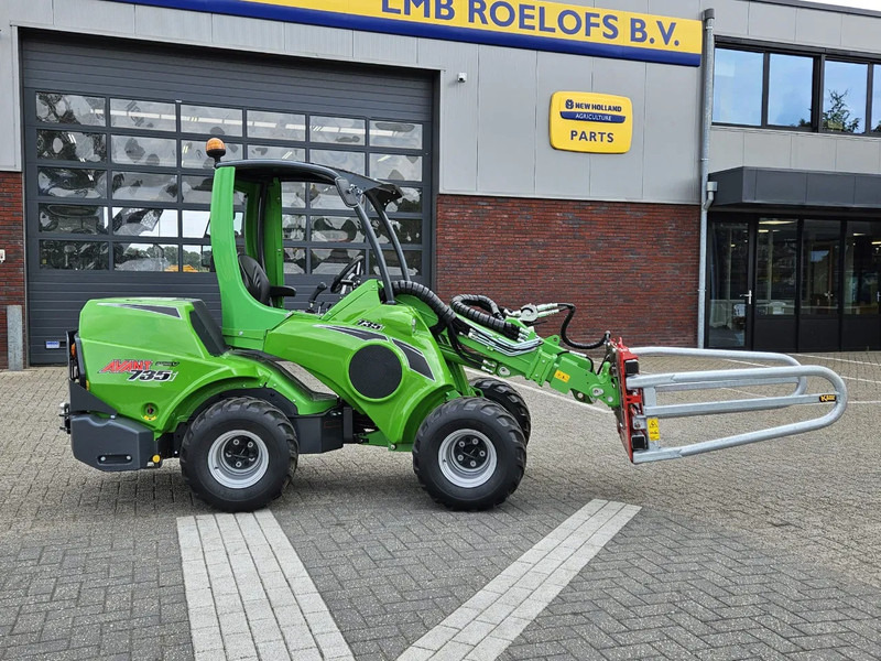 Avant Mini-shovel 735i Rental met Kemp balenklem - Гусеничный мини-погрузчик: фото 3 Avant Mini-shovel 735i Rental met Kemp balenklem - Гусеничный мини-погрузчик: фото 3