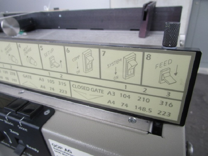 Печатное оборудование RILLMASCHINE MORGANA AUTOCREASER 708202: фото 8