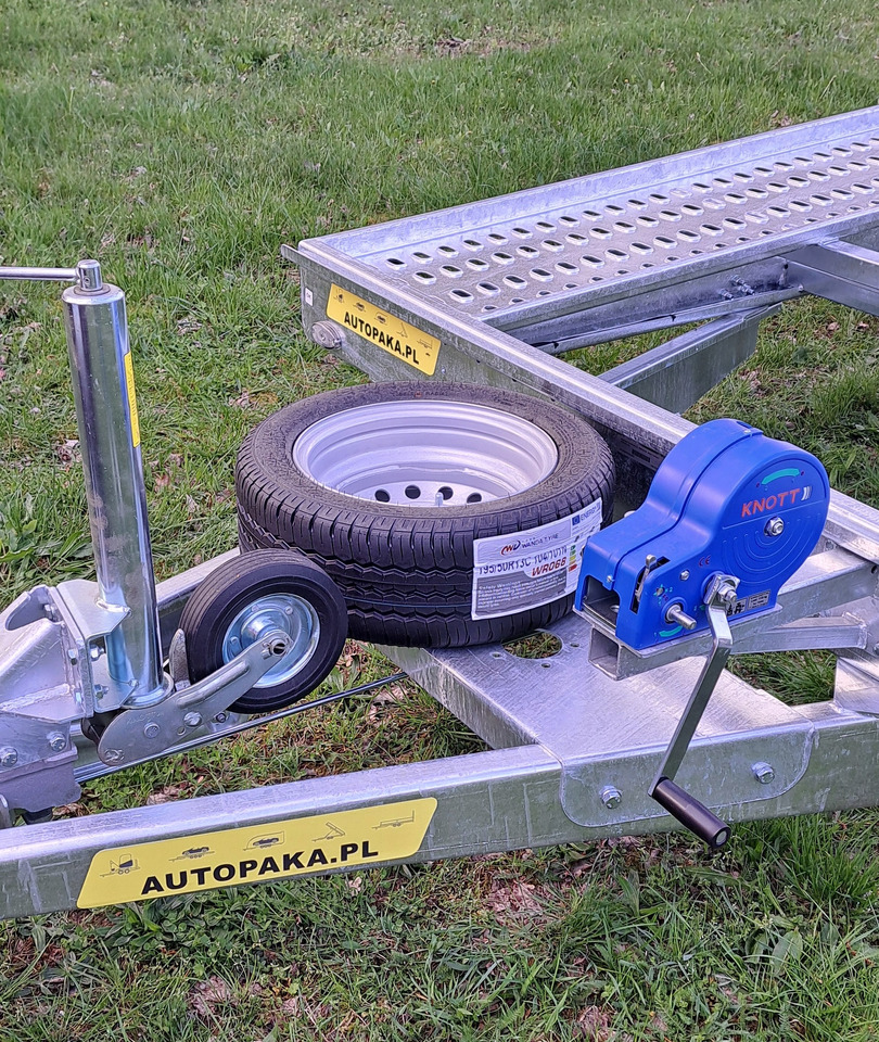 LAWETA Z NAJAZDAMI NA 2 AUTA 8,5x2M DMC 3500, 3 OSIE / CAR TRANSPORTER WITH RAMPS FOR 2 CARS 8.5x2M DMC 3500, 3 AXLES - Прицеп-автовоз: фото 4 LAWETA Z NAJAZDAMI NA 2 AUTA 8,5x2M DMC 3500, 3 OSIE / CAR TRANSPORTER WITH RAMPS FOR 2 CARS 8.5x2M DMC 3500, 3 AXLES - Прицеп-автовоз: фото 4