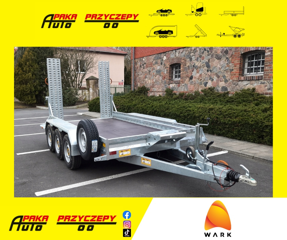 PRZYCZEPA LAWETA DO MINIKOPARKI KOPARKI 3 OSIE / MINI EXCAVATOR TRANSPORTER TRAILER 3 AXLES - Прицеп для спецтехники: фото 1 PRZYCZEPA LAWETA DO MINIKOPARKI KOPARKI 3 OSIE / MINI EXCAVATOR TRANSPORTER TRAILER 3 AXLES - Прицеп для спецтехники: фото 1