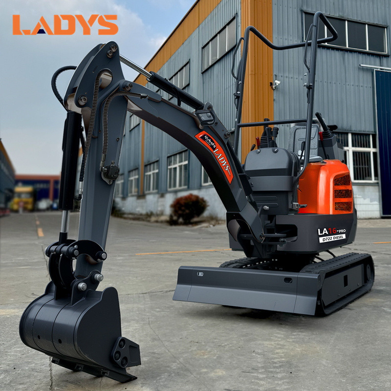 LADYS LA16Pro Mini Excavator Digger Miniexcavadora EPA Kubota Engine Mini Excavator For Sale With Mini Excavator Attachment Set - Мини-экскаватор: фото 1 LADYS LA16Pro Mini Excavator Digger Miniexcavadora EPA Kubota Engine Mini Excavator For Sale With Mini Excavator Attachment Set - Мини-экскаватор: фото 1