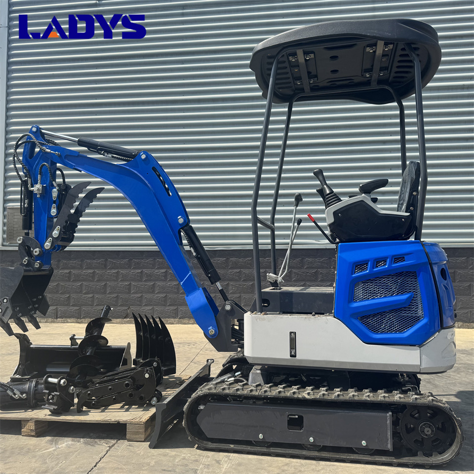 LADYS DY18Mini Excavator Digger Miniexcavadora EPA Kubota Engine Mini Excavator For Sale With Mini Excavator Attachment Set - Гусеничный экскаватор: фото 1 LADYS DY18Mini Excavator Digger Miniexcavadora EPA Kubota Engine Mini Excavator For Sale With Mini Excavator Attachment Set - Гусеничный экскаватор: фото 1