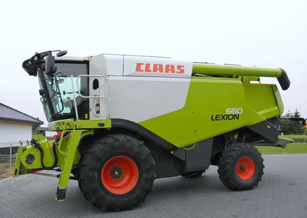 Claas Lexion 650 2014 Rok, heder V750, Nie Malowany, Stan Idealny - Зерноуборочный комбайн: фото 4 Claas Lexion 650 2014 Rok, heder V750, Nie Malowany, Stan Idealny - Зерноуборочный комбайн: фото 4