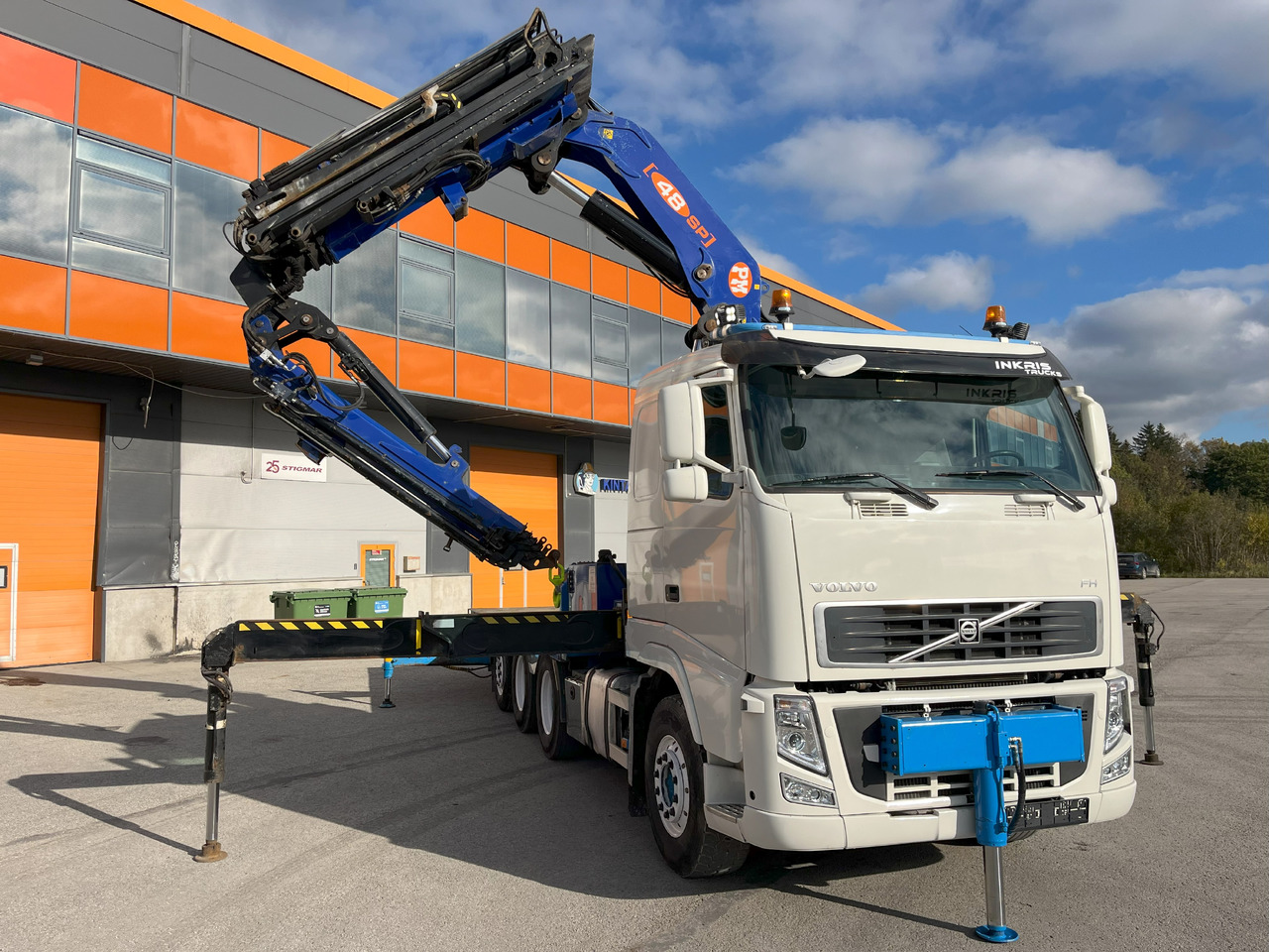 VOLVO FH 8x4 + Crane 48tm year 2006 + Jib + platform + tractor - Автоманипулятор: фото 1 VOLVO FH 8x4 + Crane 48tm year 2006 + Jib + platform + tractor - Автоманипулятор: фото 1