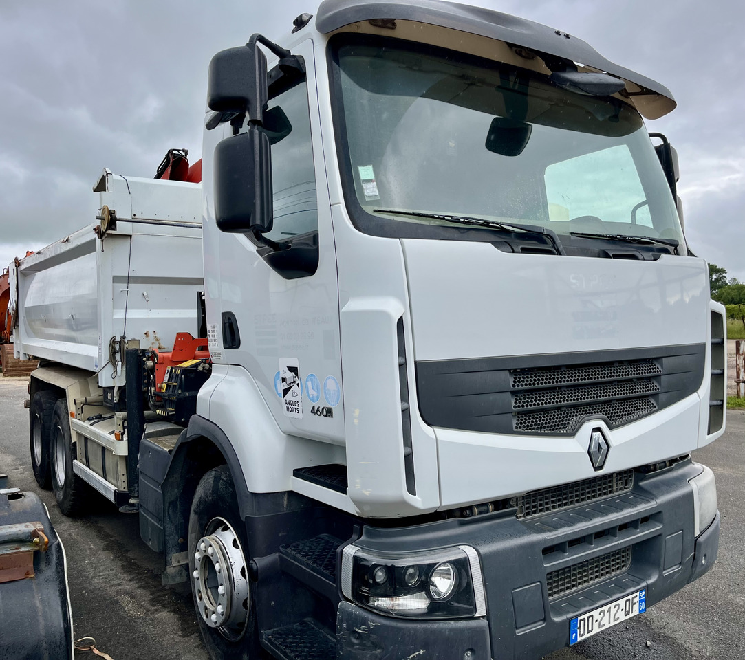 RENAULT Premium Lander 460dxi bibenne grue Palfinger pk16001 - Самосвал, Автоманипулятор: фото 1 RENAULT Premium Lander 460dxi bibenne grue Palfinger pk16001 - Самосвал, Автоманипулятор: фото 1