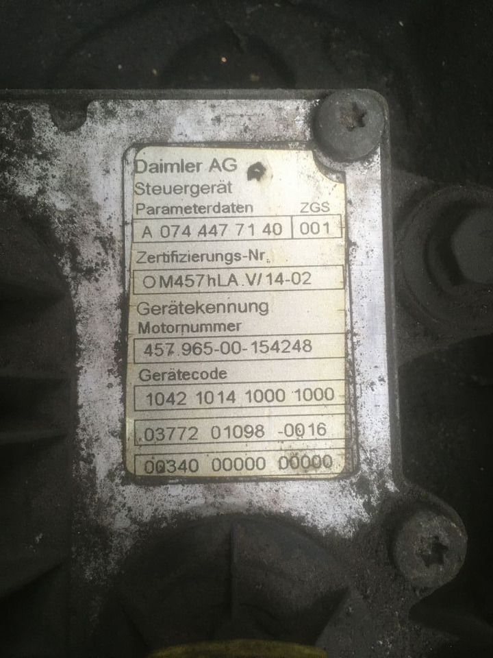 Mercedes-Benz Mercedes Motor OM 457 HLA 457HLA Euro 5 Citaro LE Bj. 2008 457.965 - Двигатель для Автобусов: фото 4 Mercedes-Benz Mercedes Motor OM 457 HLA 457HLA Euro 5 Citaro LE Bj. 2008 457.965 - Двигатель для Автобусов: фото 4