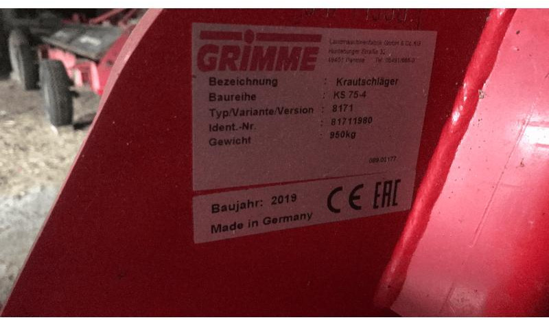GRIMME KS75/4 - Картофельная техника: фото 5 GRIMME KS75/4 - Картофельная техника: фото 5