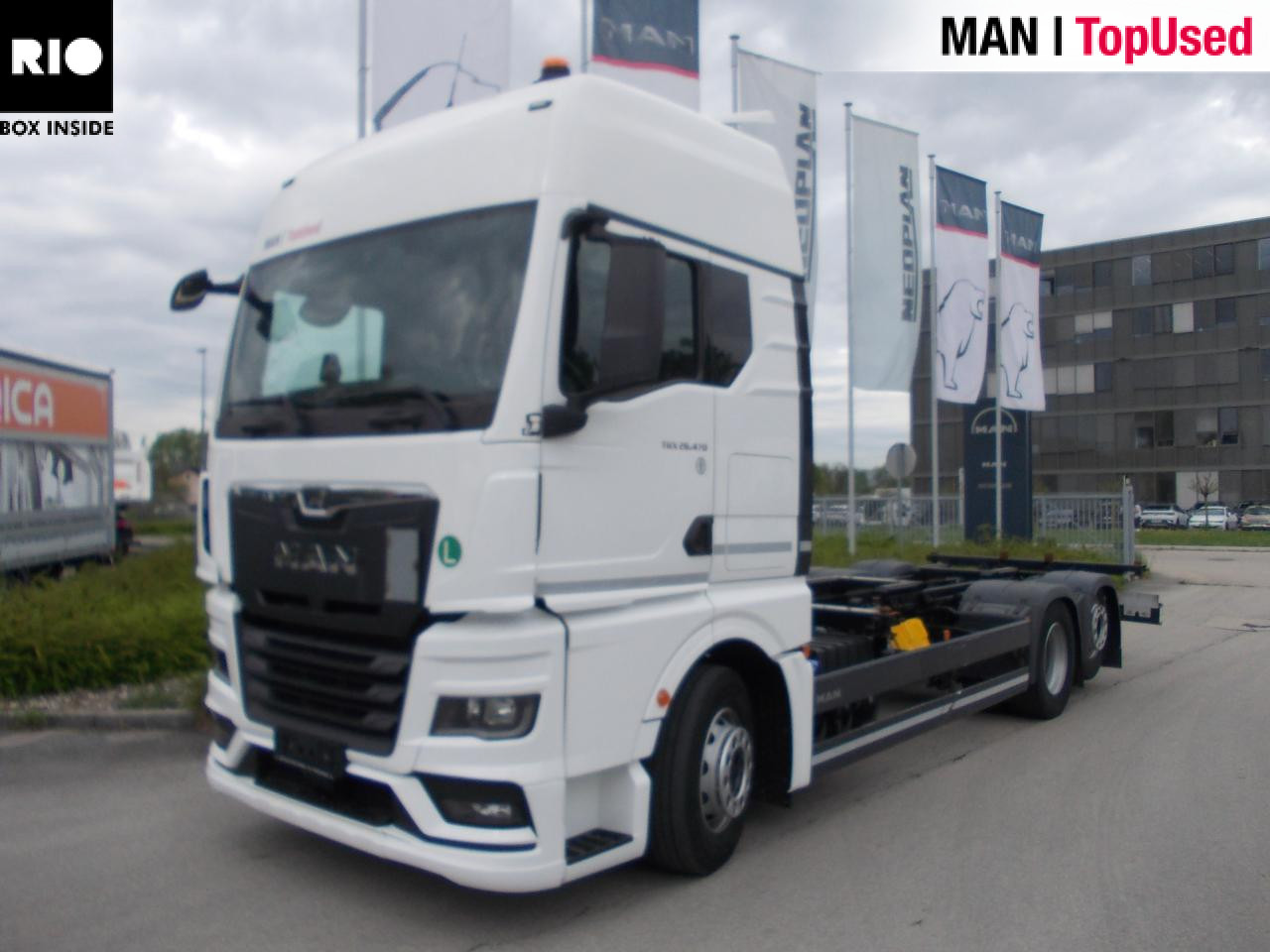 MAN TGX 26.470 6x2-2 LL CH Retarder Klima AHK ZV - Грузовик-контейнеровоз/ Сменный кузов: фото 1 MAN TGX 26.470 6x2-2 LL CH Retarder Klima AHK ZV - Грузовик-контейнеровоз/ Сменный кузов: фото 1