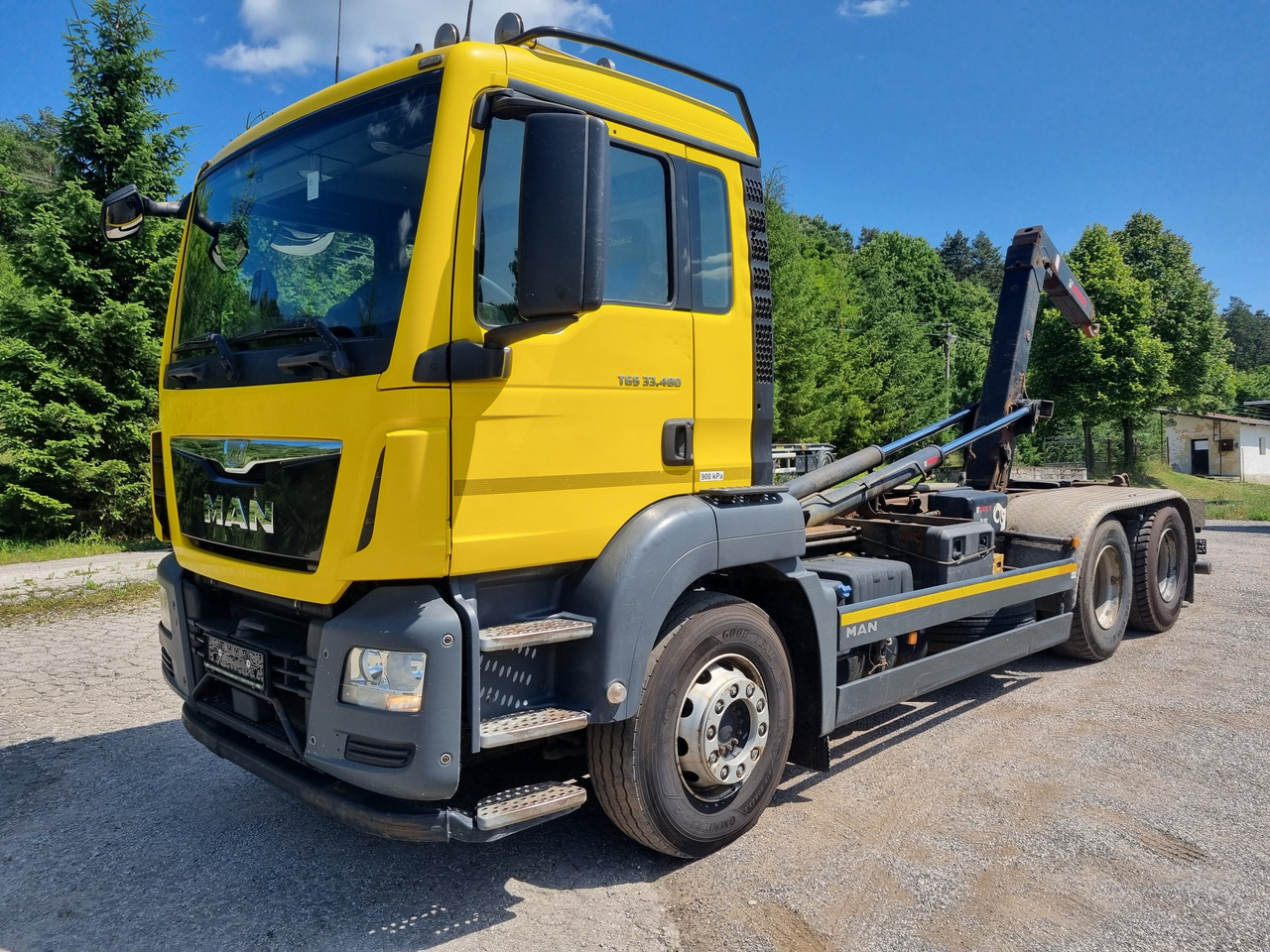 MAN TGS 33.480 6x4 ABROLLKIPPER HIAB Multilift 18 T - Крюковой мультилифт: фото 1 MAN TGS 33.480 6x4 ABROLLKIPPER HIAB Multilift 18 T - Крюковой мультилифт: фото 1