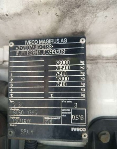 Грузовик-шасси IVECO STRALIS AD 260S31 XP: фото 11