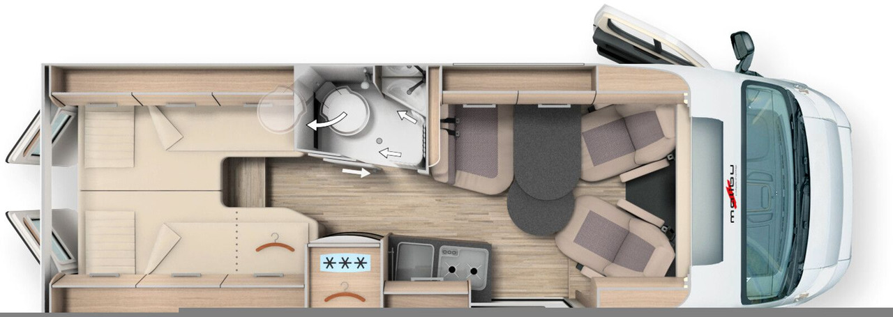 Malibu Van charming GT skyview 640 LE K Messe 28.3-30.3 - Кастенваген: фото 2 Malibu Van charming GT skyview 640 LE K Messe 28.3-30.3 - Кастенваген: фото 2