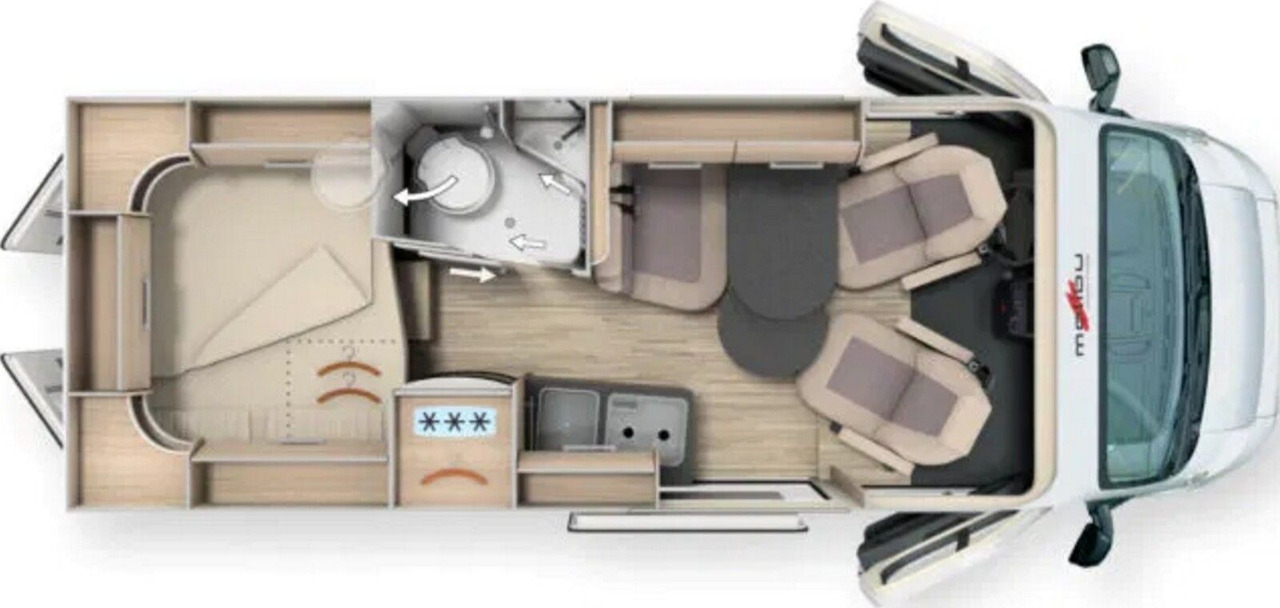 Malibu Van comfort 600 DB Automatik Mod. 2025 - Кастенваген: фото 2 Malibu Van comfort 600 DB Automatik Mod. 2025 - Кастенваген: фото 2