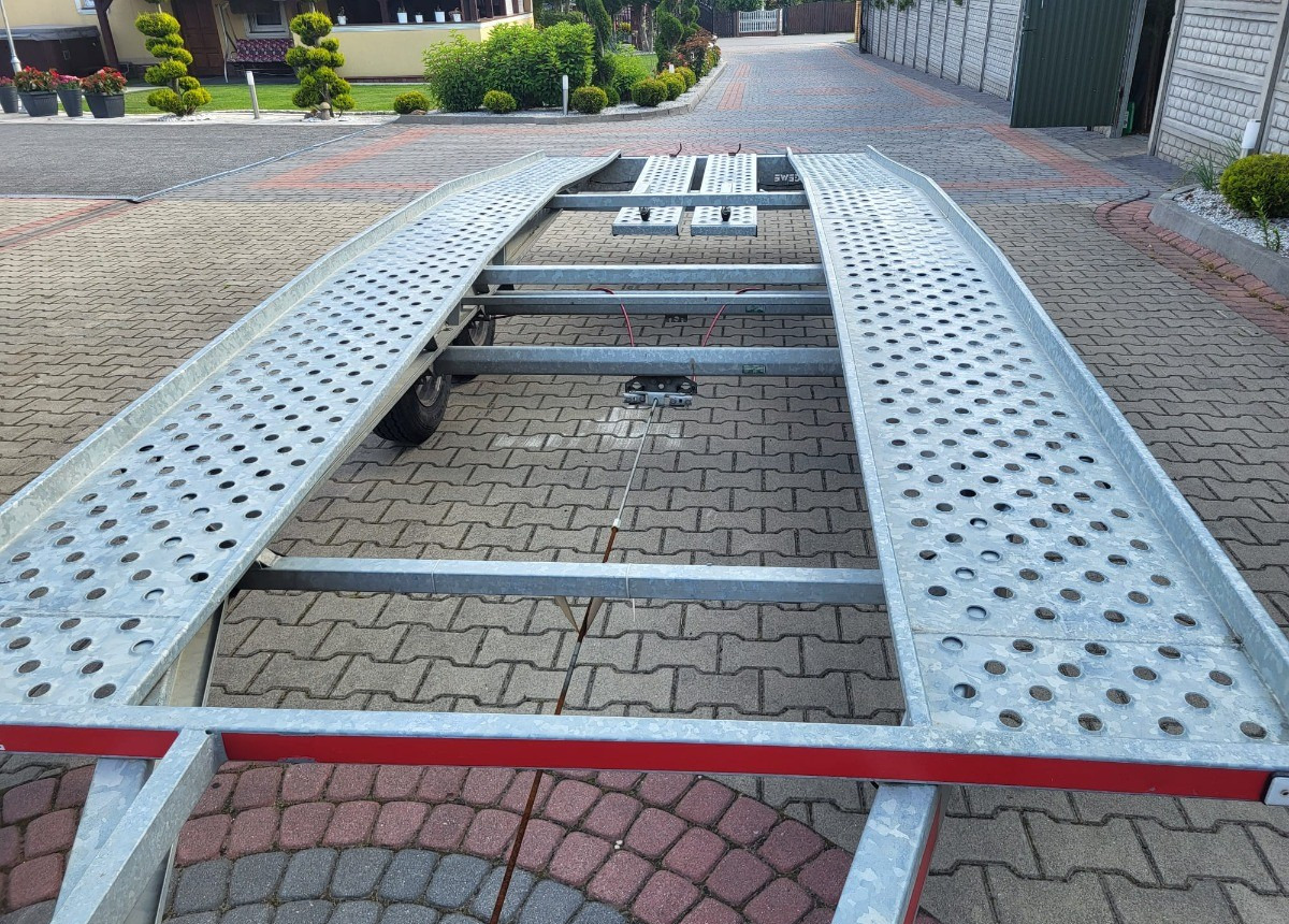 GEWE DMC 270kg długa 5m nowa nie używana Dmc Stan Idealny nowy - Прицеп-автовоз: фото 4 GEWE DMC 270kg długa 5m nowa nie używana Dmc Stan Idealny nowy - Прицеп-автовоз: фото 4