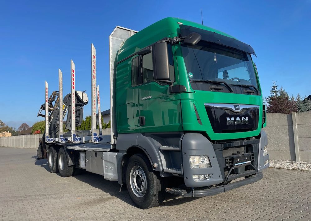 MAN TGX 26.500, 6x4, HDS EPSILOM M12Z, do transportu drewna. - Лесовоз: фото 3 MAN TGX 26.500, 6x4, HDS EPSILOM M12Z, do transportu drewna. - Лесовоз: фото 3
