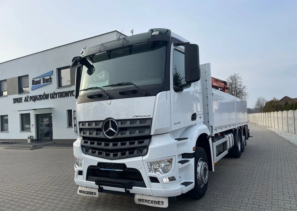Mercedes-Benz Arocs 2545, HDS ATLAS 186.3 - PILOT - Грузовик бортовой/ Платформа: фото 1 Mercedes-Benz Arocs 2545, HDS ATLAS 186.3 - PILOT - Грузовик бортовой/ Платформа: фото 1