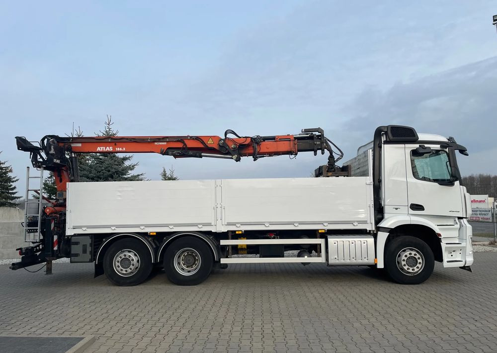 Mercedes-Benz Arocs 2545, HDS ATLAS 186.3 - PILOT - Грузовик бортовой/ Платформа, Автоманипулятор: фото 4 Mercedes-Benz Arocs 2545, HDS ATLAS 186.3 - PILOT - Грузовик бортовой/ Платформа, Автоманипулятор: фото 4