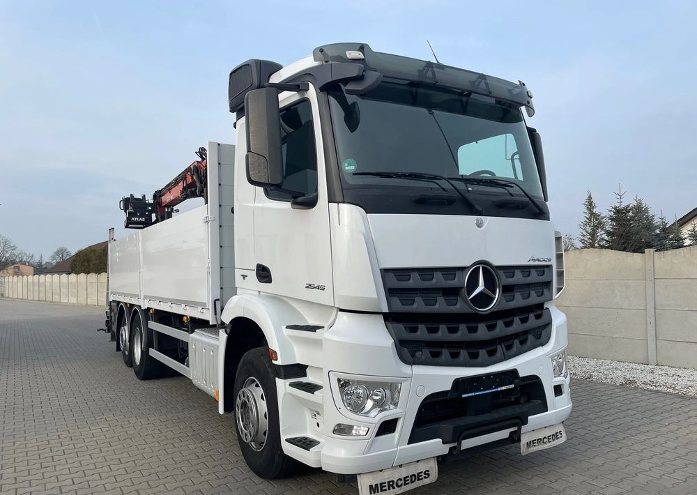 Mercedes-Benz Arocs 2545, HDS ATLAS 186.3 - PILOT - Грузовик бортовой/ Платформа, Автоманипулятор: фото 2 Mercedes-Benz Arocs 2545, HDS ATLAS 186.3 - PILOT - Грузовик бортовой/ Платформа, Автоманипулятор: фото 2
