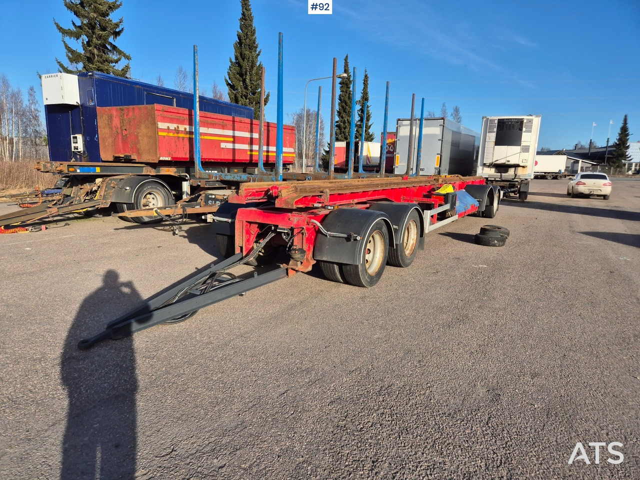 Matec Vaihtolavaperävaunu 4-akselinen - Прицеп: фото 1 Matec Vaihtolavaperävaunu 4-akselinen - Прицеп: фото 1